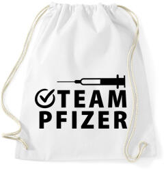 printfashion Team Pfizer - Sportzsák, Tornazsák - Fehér (4890058)