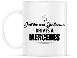 printfashion Just the real Gentleman - Mercedes - Bögre - Fehér (4453689)
