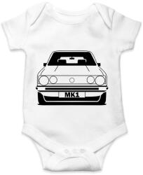 printfashion Volkswagen Golf MK 1 - Baba Body - Fehér (15672329)
