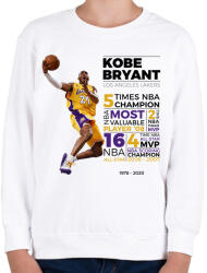 printfashion Kobe Bryant - Gyerek pulóver - Fehér (2194000)