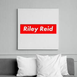 printfashion riley reid - Vászonkép - Fehér (6630598)