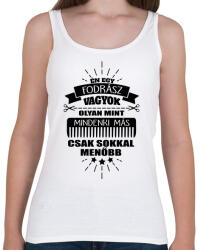 printfashion Fodrász vagyok - Női atléta - Fehér (1005780)