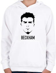 printfashion Beckham - Gyerek kapucnis pulóver - Fehér (14899829)
