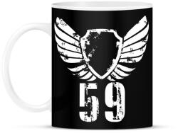 printfashion 59wh. png - Bögre - Fekete (793430)