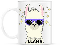 printfashion no drama llama - Bögre - Fehér (4108793)