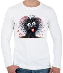 printfashion Puli - Férfi hosszú ujjú póló - Fehér (15868637)