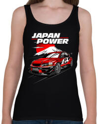 printfashion Japan Power Racing - Női atléta - Fekete (11423550)