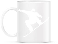 printfashion Snowboard 04 - Bögre - Fehér (11349125)