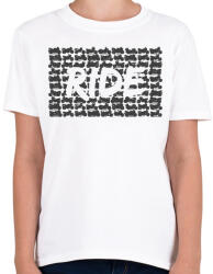 printfashion RIDE - Gyerek póló - Fehér (2923540)