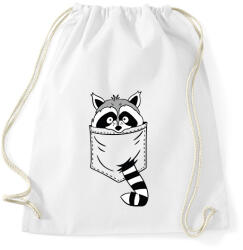 printfashion Mosómaci zsebben - Sportzsák, Tornazsák - Fehér (11637983)