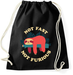 printfashion No fast not furious - Sportzsák, Tornazsák - Fekete (2004459)