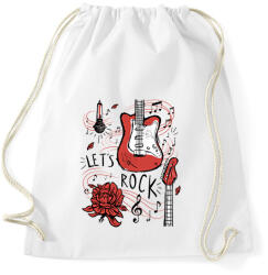 printfashion Let's rock - Sportzsák, Tornazsák - Fehér (8046473)