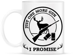 printfashion Csak még egy fegyver - Bögre - Fehér (7495049)