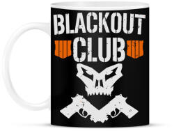 printfashion Blackout club - Bögre - Fekete (1988471)
