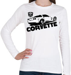 printfashion Corvette - Női hosszú ujjú póló - Fehér (13308160)