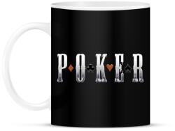 printfashion Poker - Bögre - Fekete (2392317)