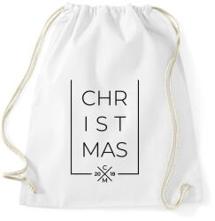 printfashion Modern karácsony 2018 - Sportzsák, Tornazsák - Fehér (1090771)