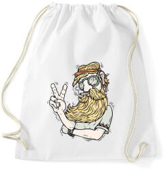 printfashion Hippie - Sportzsák, Tornazsák - Fehér (1945353)