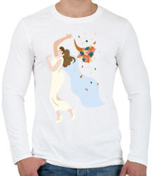printfashion Mennyasszony - Férfi hosszú ujjú póló - Fehér (9184838)