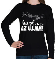 printfashion Húzd meg az ujjam - feketére - Női pulóver - Fekete (7339583)