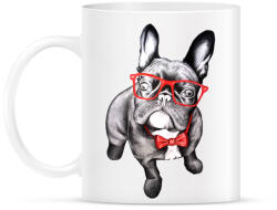 printfashion Francia bulldog - Bögre - Fehér (1020111)