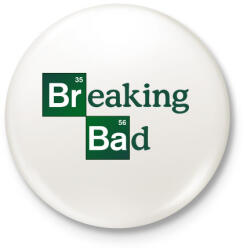 printfashion Breaking Bad Logo - Kitűző, hűtőmágnes - Fehér (3082852)