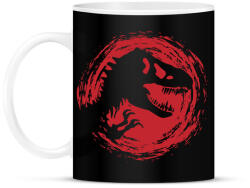 printfashion Dínó park - Bögre - Fekete (2477499)