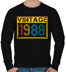 printfashion 1988 - Férfi pulóver - Fekete (13132845)