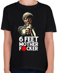 printfashion 6 feet - Gyerek póló - Fekete (2943530)