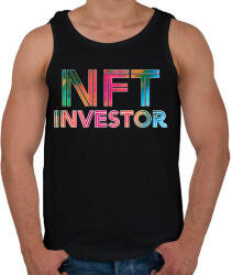 printfashion BITCOIN 4 EVER 63 - Férfi atléta - Fekete (6120675)
