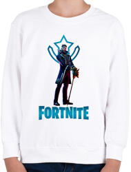 printfashion Fortnite: Y0ND3R - Gyerek pulóver - Fehér (4701988)