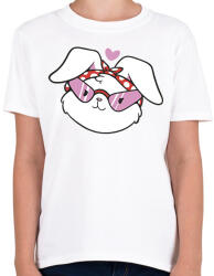 printfashion Nyuszi csaj - Gyerek póló - Fehér (14123545)