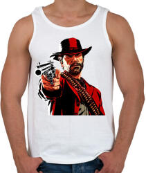 printfashion red dead redemption 2 - Férfi atléta - Fehér (2395006)
