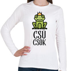 printfashion CSÜCSÖK - Női hosszú ujjú póló - Fehér (10216206)