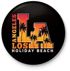 printfashion los angeles - Kitűző, hűtőmágnes - Fekete (16317843)