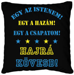 printfashion Kövesd - Párnahuzat, Díszpárnahuzat - Fekete (2817407)