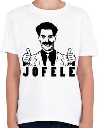 printfashion Borat - Gyerek póló - Fehér (1932912)