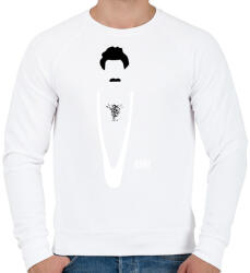 printfashion Borat - Férfi pulóver - Fehér (1932467)