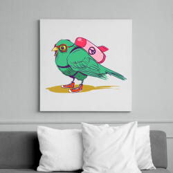 printfashion Bombázó - Vászonkép - Fehér (6621625)
