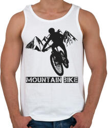 printfashion MOUNTAIN BIKE - Férfi atléta - Fehér (5013033)