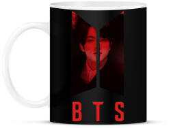 printfashion bts-Kim Seok Jin - Bögre - Fekete (6202060)