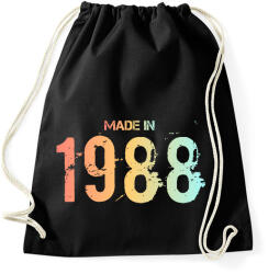 printfashion 1988 - Sportzsák, Tornazsák - Fekete (6228360)