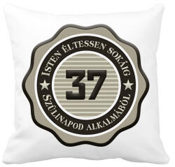 printfashion 37 - Párnahuzat, Díszpárnahuzat - Fehér (7230225)