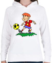 printfashion Foci - Női kapucnis pulóver - Fehér (14841648)