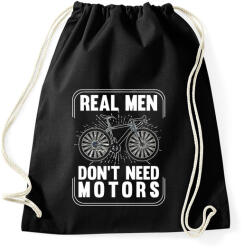 printfashion Real men - Sportzsák, Tornazsák - Fekete (5418507)