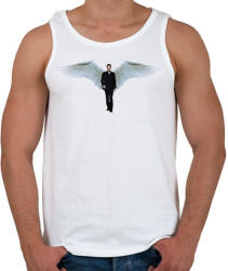 printfashion Lucifer - Férfi atléta - Fehér (2869887)