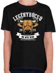 printfashion Bika voltam - papucs leszek! - Gyerek póló - Fekete (13577618)