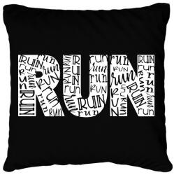 printfashion Run run run - Párnahuzat, Díszpárnahuzat - Fekete (13699714)