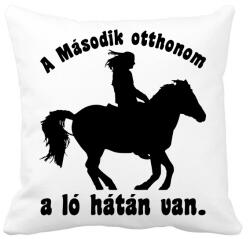 printfashion lovas - Párnahuzat, Díszpárnahuzat - Fehér (8957978)