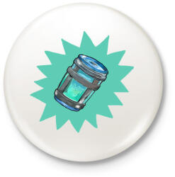 printfashion Chug Jug - Kitűző, hűtőmágnes - Fehér (3993701)